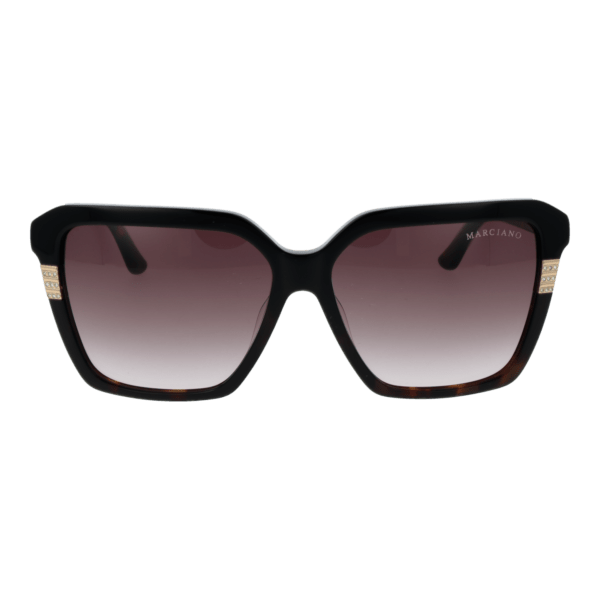 Marciano by Guess GM00009 5805B – vue de face avec monture  et verres