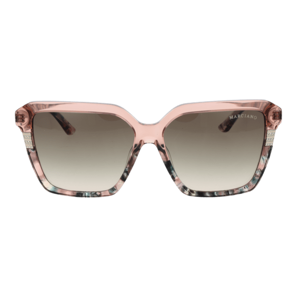 Marciano by Guess GM00009 5853P – vue de face avec monture  et verres