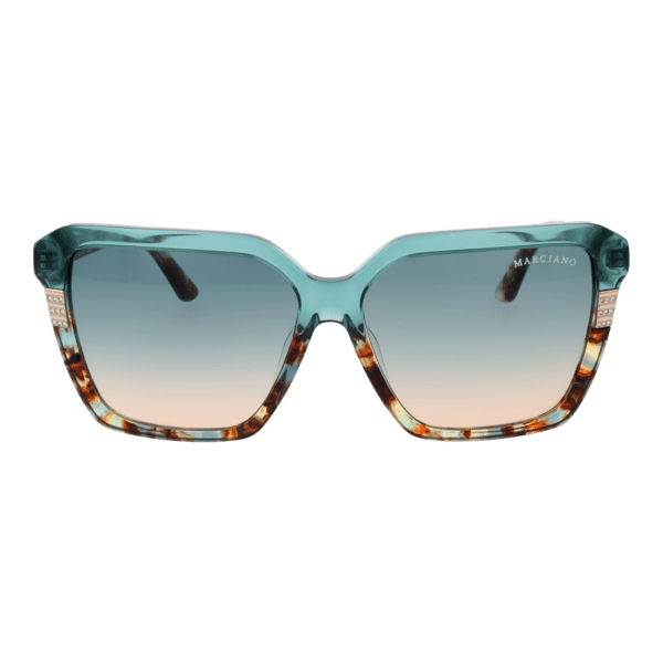 Marciano by Guess GM00009 5887W – vue de face avec monture  et verres