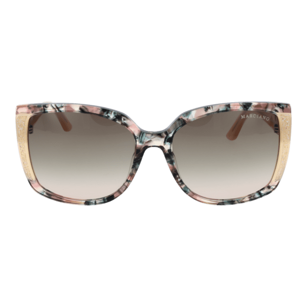 Marciano by Guess GM00013 5959P – vue de face avec monture  et verres