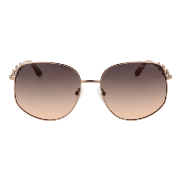 Marciano by Guess GM00003 5928F – vue de face avec monture  et verres