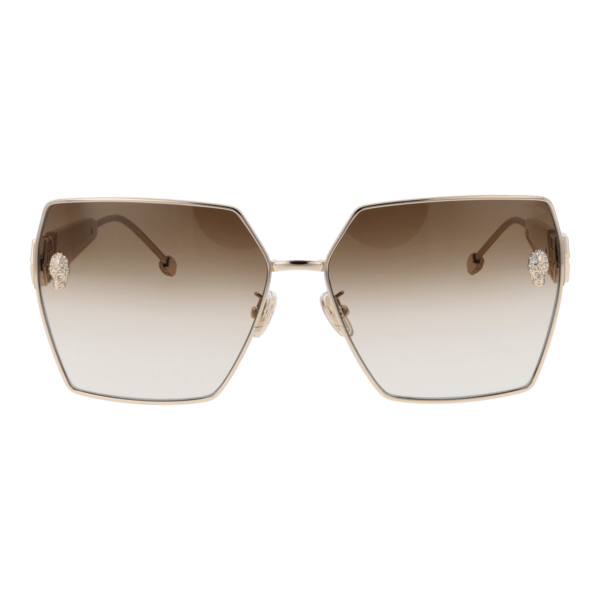 Philipp Plein SPP122S 640F47 – vue de face avec monture  et verres