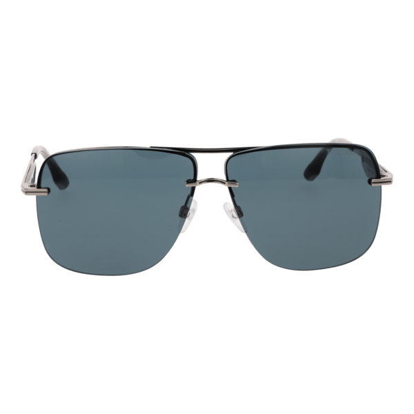 Trussardi TSM3001 64T01 – vue de face avec monture et verres