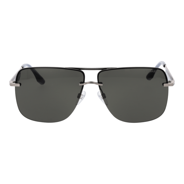 Trussardi TSM3001 64T02 – vue de face avec monture  et verres
