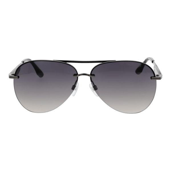 Trussardi TSM3004 64A01 – vue de face avec monture  et verres