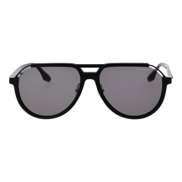 Trussardi TSM9042 59A01 – vue de face avec monture  et verres