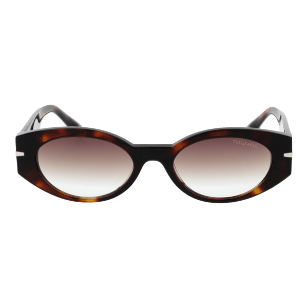 Trussardi TSW9017 54G21 – vue de face avec monture et verres