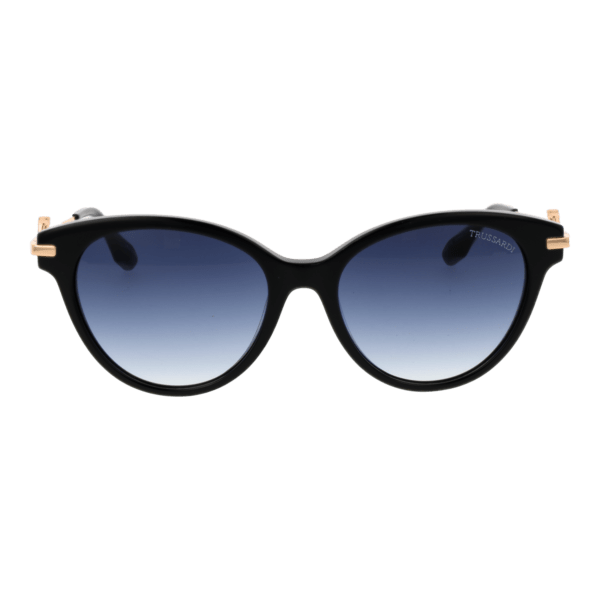 Trussardi TSW9025 55A01 – vue de face avec monture  et verres