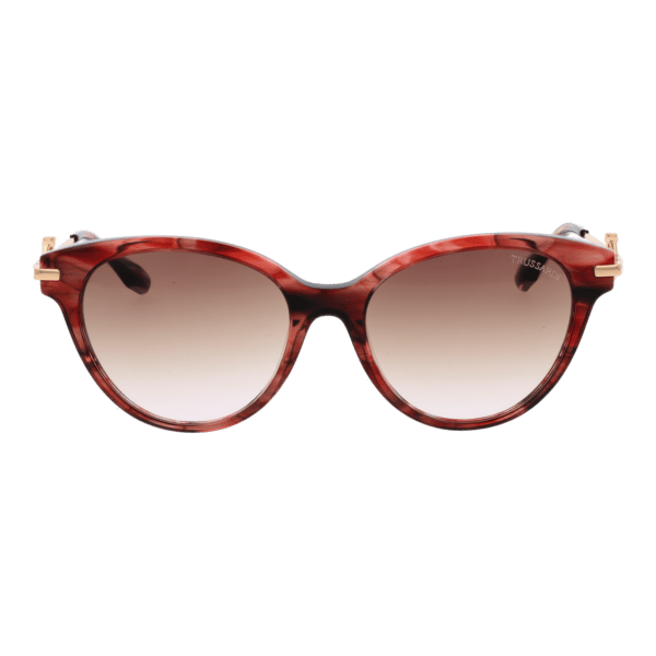 Trussardi TSW9025 55E03 – vue de face avec monture et verres